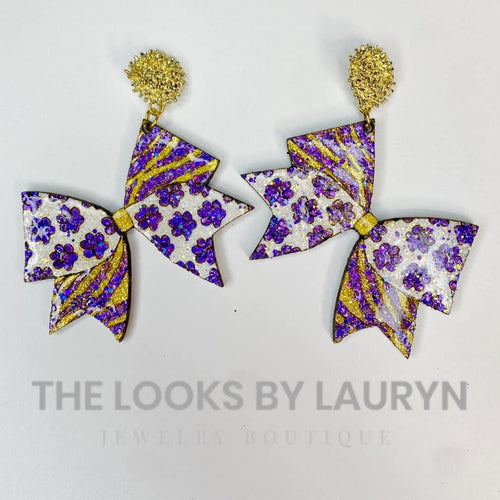 Cheer Bow Earrings