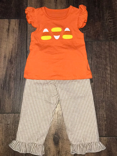 Candy Corn Applique Set