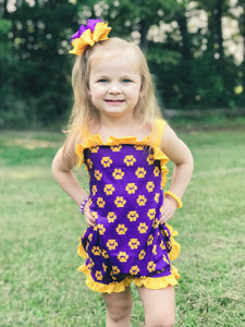 Tiger Paw Bubble Romper & Dress