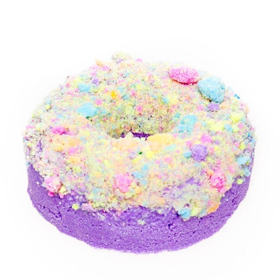 Cotton Candy Donut Bath Bomb